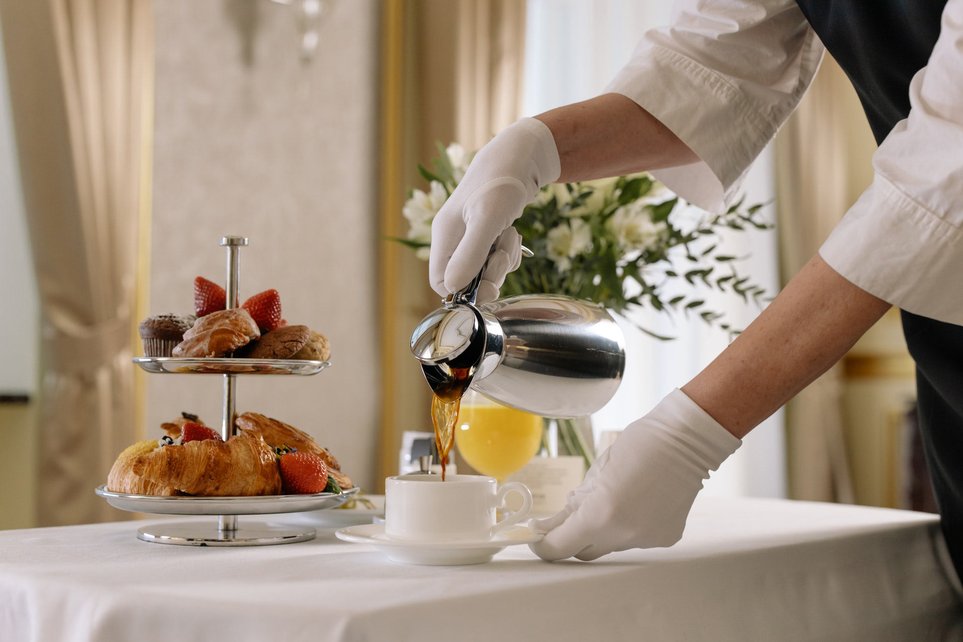 Tea time im Hotel